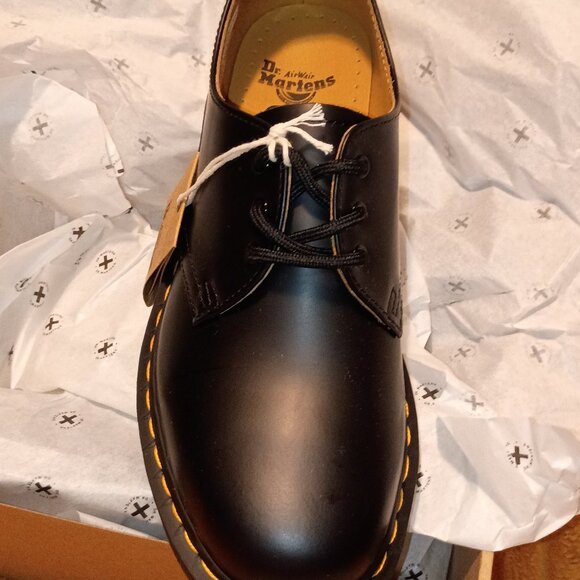 NWB/Dr Martens 1461 Smooth Black Leather Oxfords. Men\'s Size 8/ Women\'s Size 7 main image 8